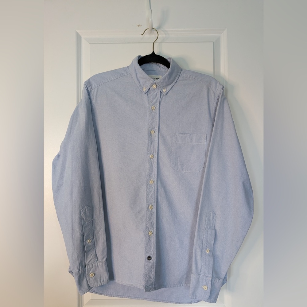 TAYLOR STITCH Men’s The Jack Blue Everyday Oxford Size 38/Small